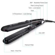SALON PROFESSIONAL STEAM HAIR STRAIGHTENER