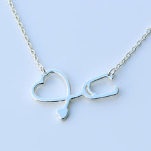 Medical I Love You Heart Stethoscope Necklace