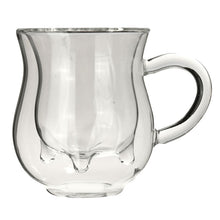 Transparent Handmade Double-layer Cow Milk Glass