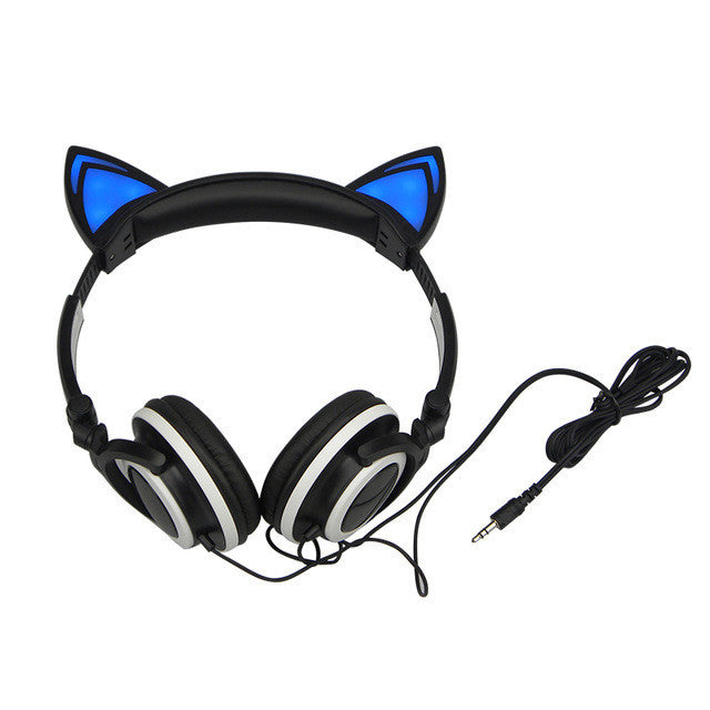 Glowing Cat Ear Headphones