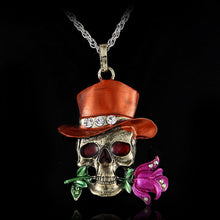 Long Chain Gothic Antique Necklace