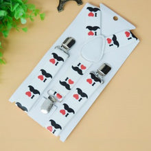 Cute Print Mustache Baby  Suspenders