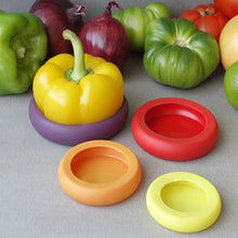 Silicone Food Huggers Food Storage Caps Four Sizes