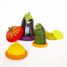 Silicone Food Huggers Food Storage Caps Four Sizes