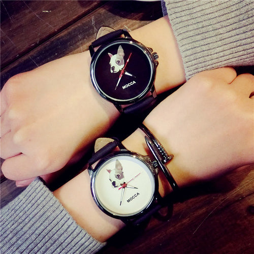 Dog Leather Wristwatches