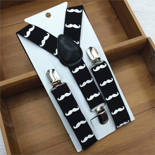 Cute Print Mustache Baby  Suspenders