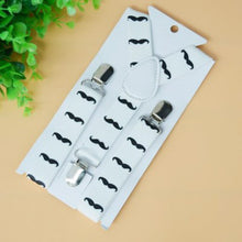 Cute Print Mustache Baby  Suspenders