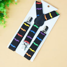 Cute Print Mustache Baby  Suspenders